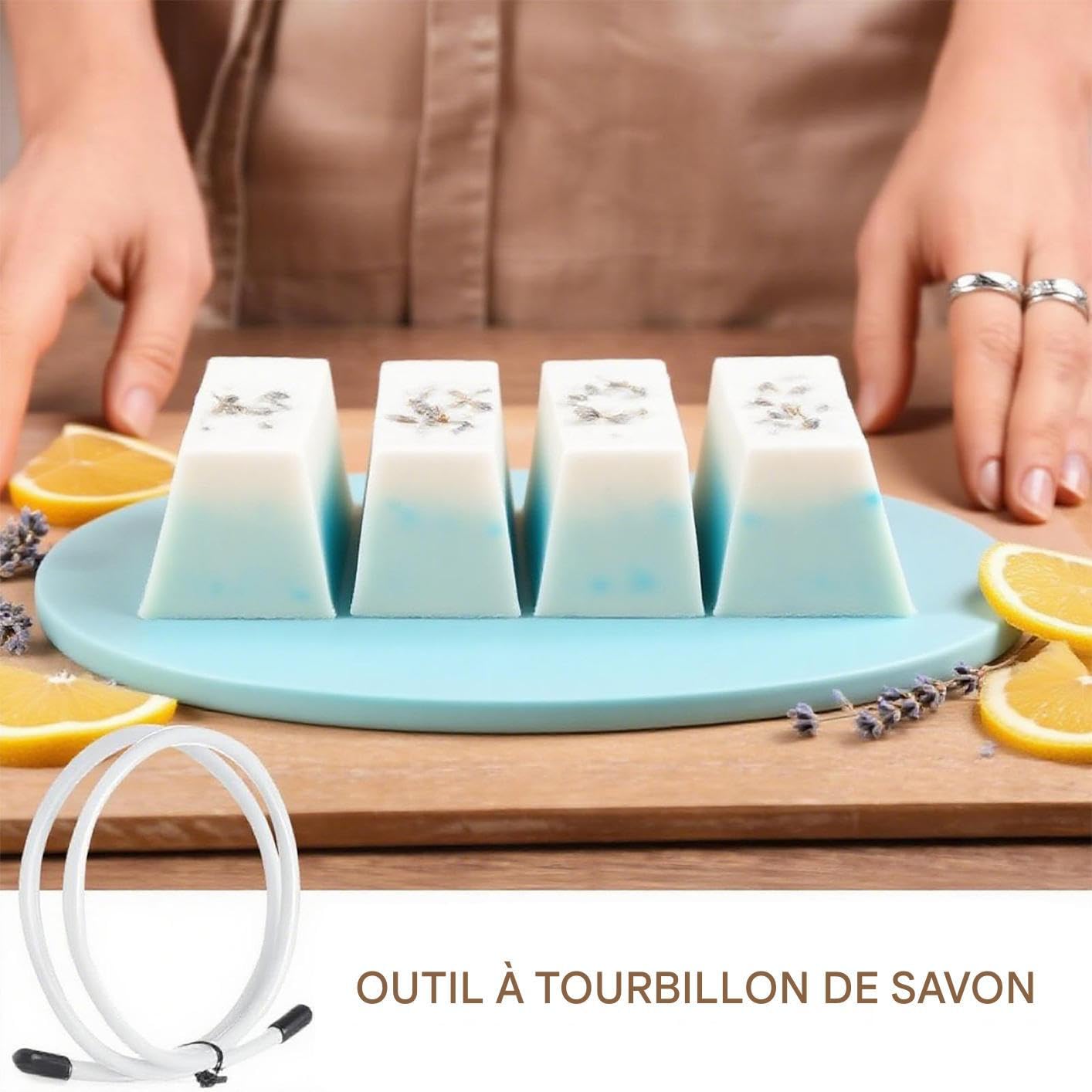 Forniture per saponificazione per la creazione di sapone artigianale | Filo swirl pieghevole per produzione a freddo Progetti per la casa, laboratori artistici e fai da te