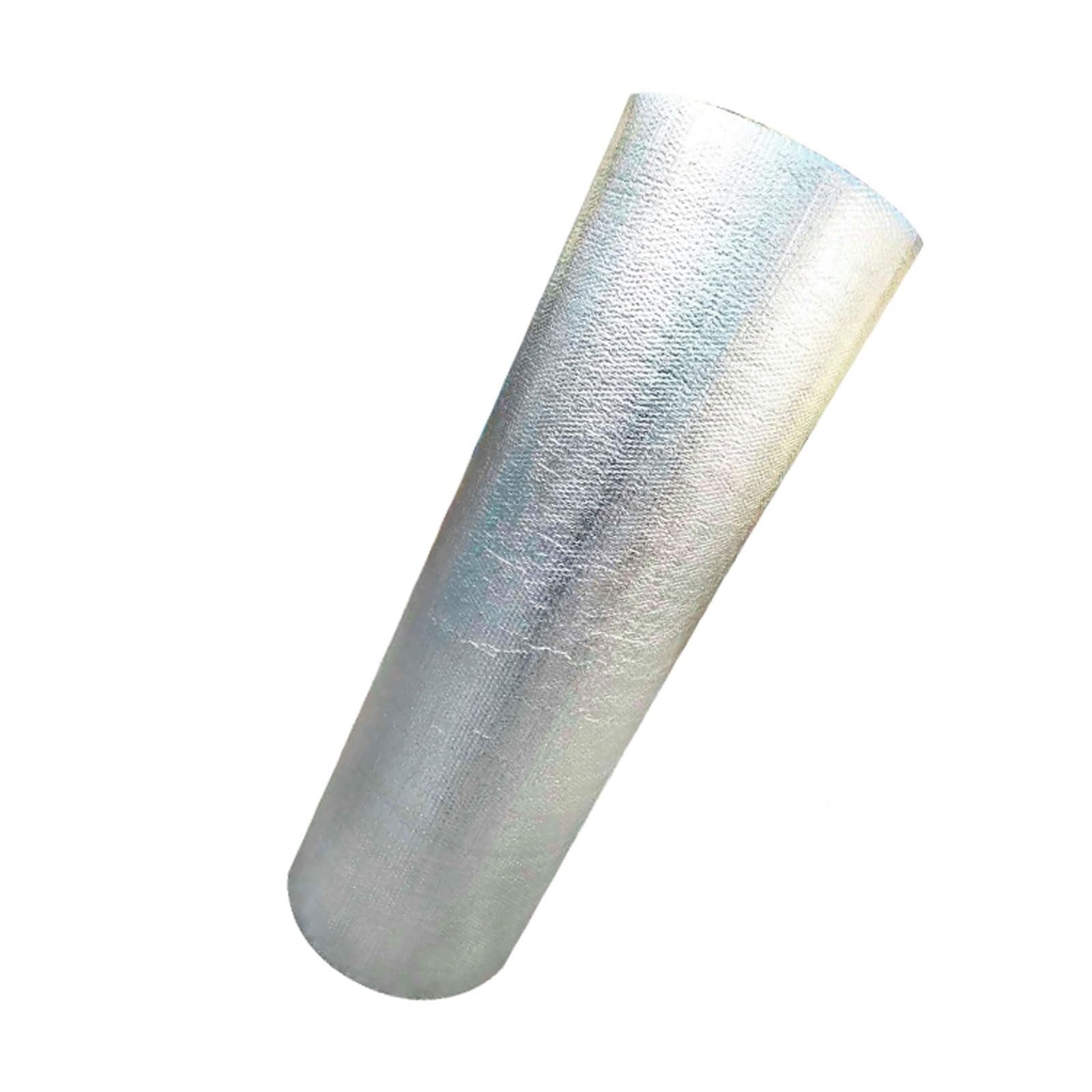 Foil Insulation Double Bubble Reflective Insulation Self-adhesive Insulation Foil Double Bubble Reflective Foil Insulation Aluminium Foil Foam Insulation Thermal Film Roll Waterproof ( Size : 1x5m )