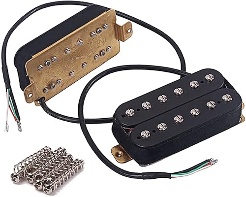 Miniatura 10 de Ogdni Pastillas selladas Humbucker de doble bobina para Les Paul LP estilo guitarra eléctrica negro