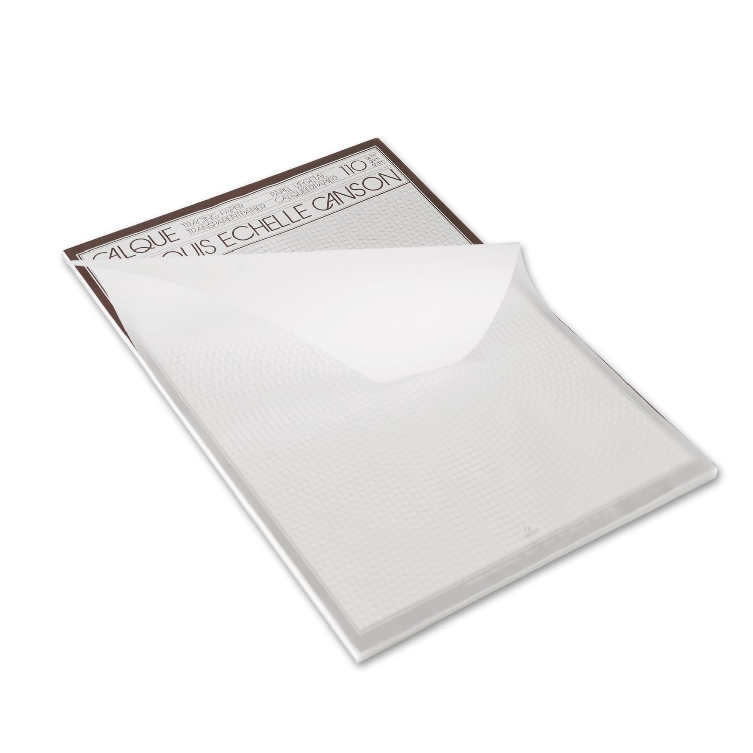 Canson Calque Satin Croquis Papier calque A3 29,7 x 42 cm Translucide