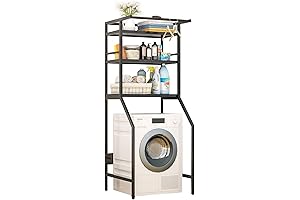 Standing Laundry Room Organizer Over The Washer And Dryer