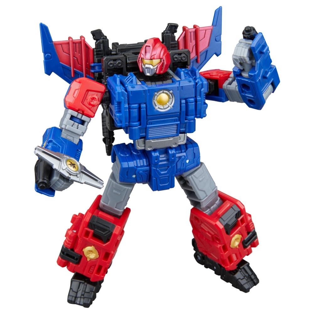 Nexus Prime (jeden z Trzynastu) z kolekcji Transformers: Age of the Primes, 15,5-centymetrowa przekształcająca się figurka klasy Voyager, zabawkowe roboty dla dzieci w wieku od 8 lat