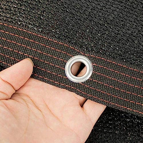 Rete Ombreggiante 90% Sunblock 6x7 M (20x23 Ft) - Tenda Paravento In HDPE Marrone Con Occhielli Per Giardino, Terrazzo, Piscina - copertina