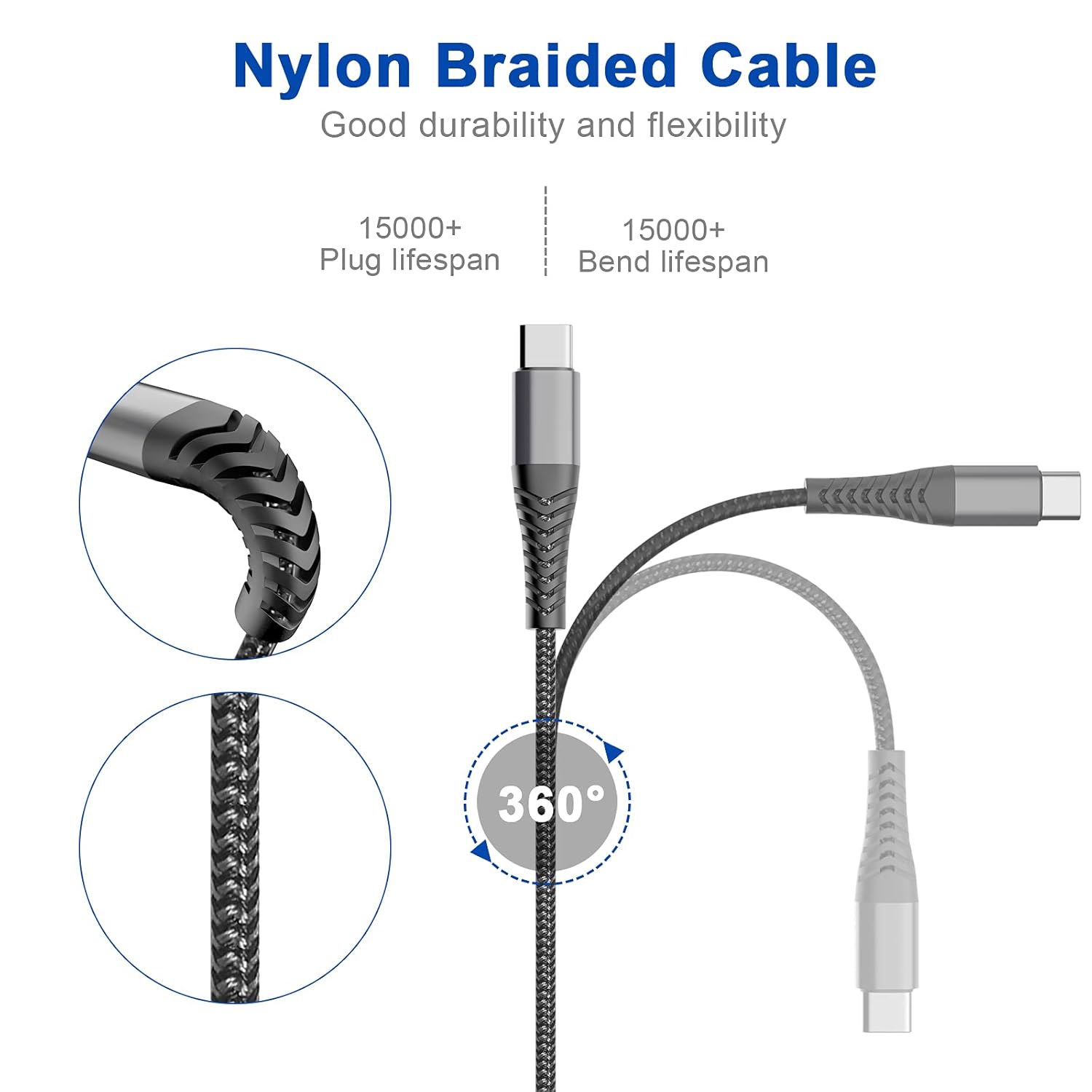 USB Type C Cable 3.1A Fast Charging 2 Pack 6.6FT USB C to USB A Fast charger Cable Phone Charger Cord for Samsung Galaxy S10 S9 A32 A42 A50 A51 A52 5G A10 A20 A21s A12 A11 A10e, LG Stylo 6/5 V60 G8 G7 : Electronics