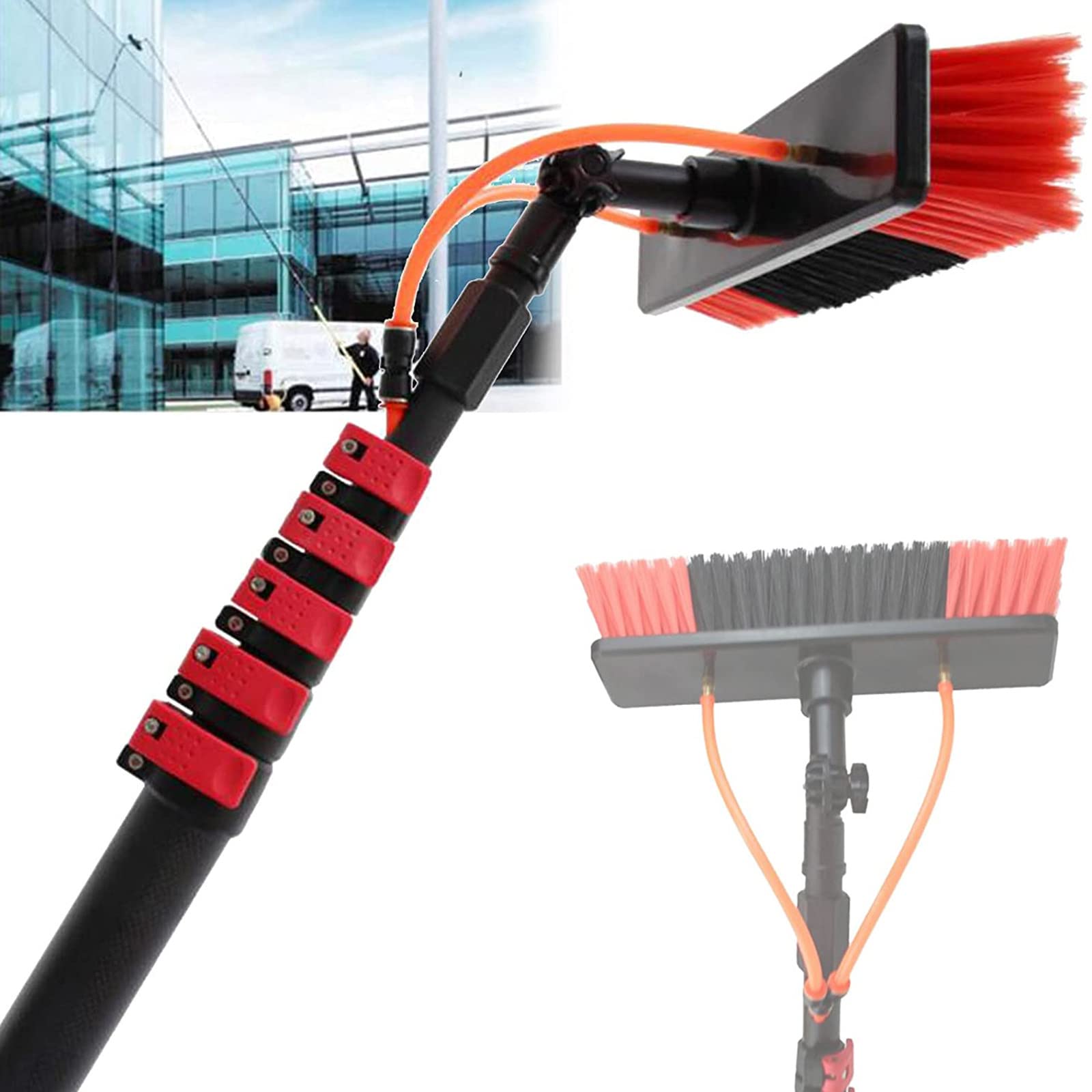 Buy XUETAO Water Fed Pole Kit 3in1 Aluminum Window Cleaner Extendable