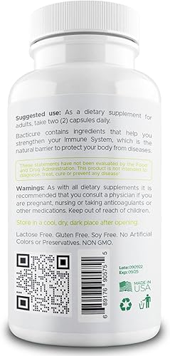 Miniatura 9 de Producto natural, juego de 3 botellas, total por botella, 60 cápsulas, soporte del sistema inmunológico, fórmula patentada, producto original