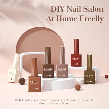 6Pcs Gel & Top Coat