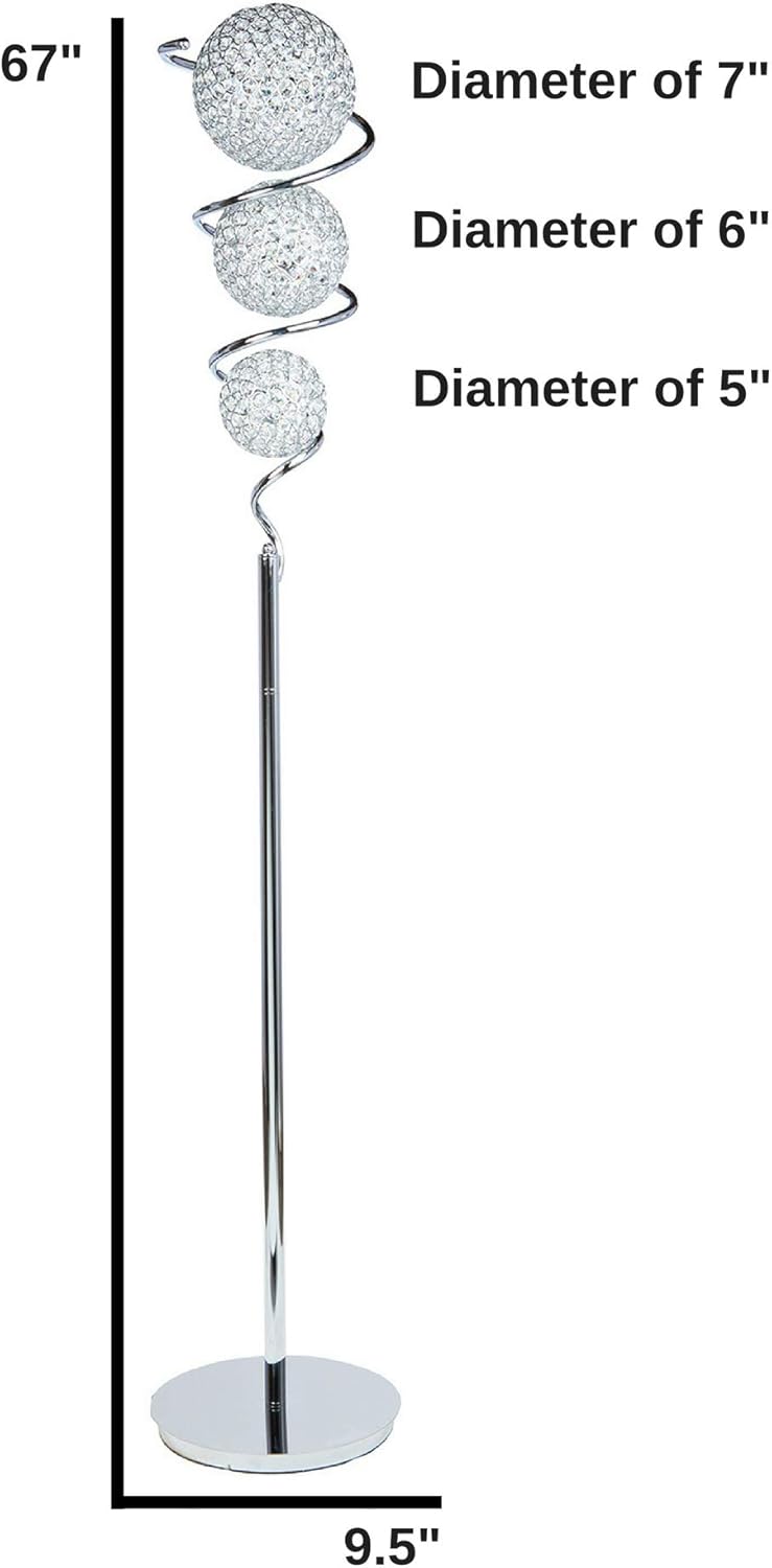 π₯ Cashback up to 70% Finesse Decor Stylish Crystal Sphere LED Floor Lamp Modern Home Office Decorative Lamp Best Deal Product Finesse Decor Stylish Crystal Sphere LED Floor Lamp Modern Home Office Decorative Lamp