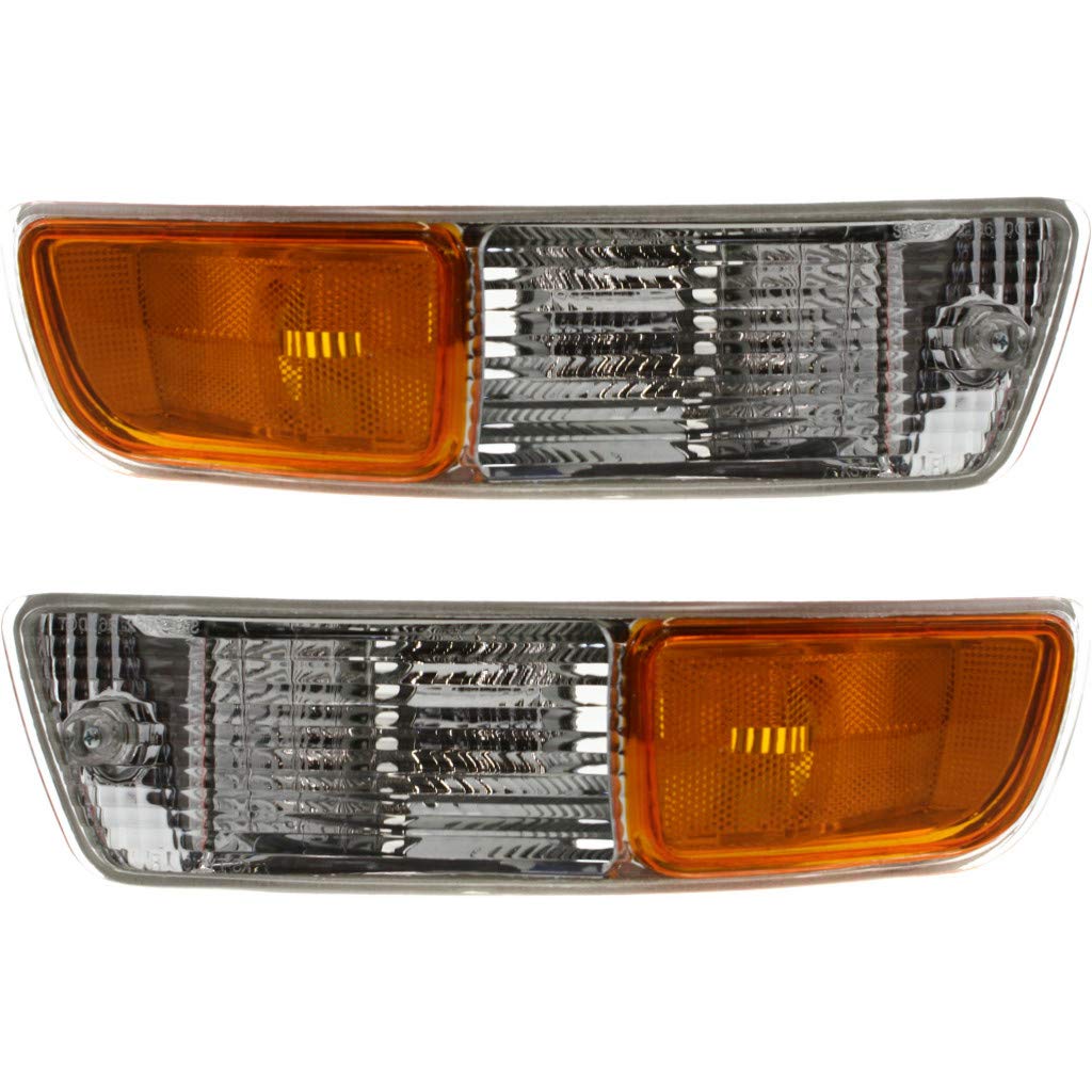 CarLights360: For 1998 1999 2000 Toyota RAV4 Turn Signal/Parking Light Assembly Driver and Passenger Side Pair | TO2532111 TO2533111