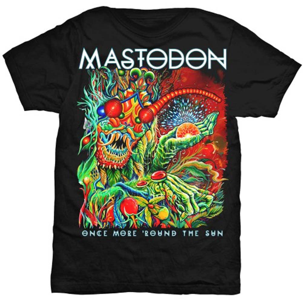 Rock Off Officially Licensed Products Men's Black Mastodon Mastee06mb T-Shirt - Medium