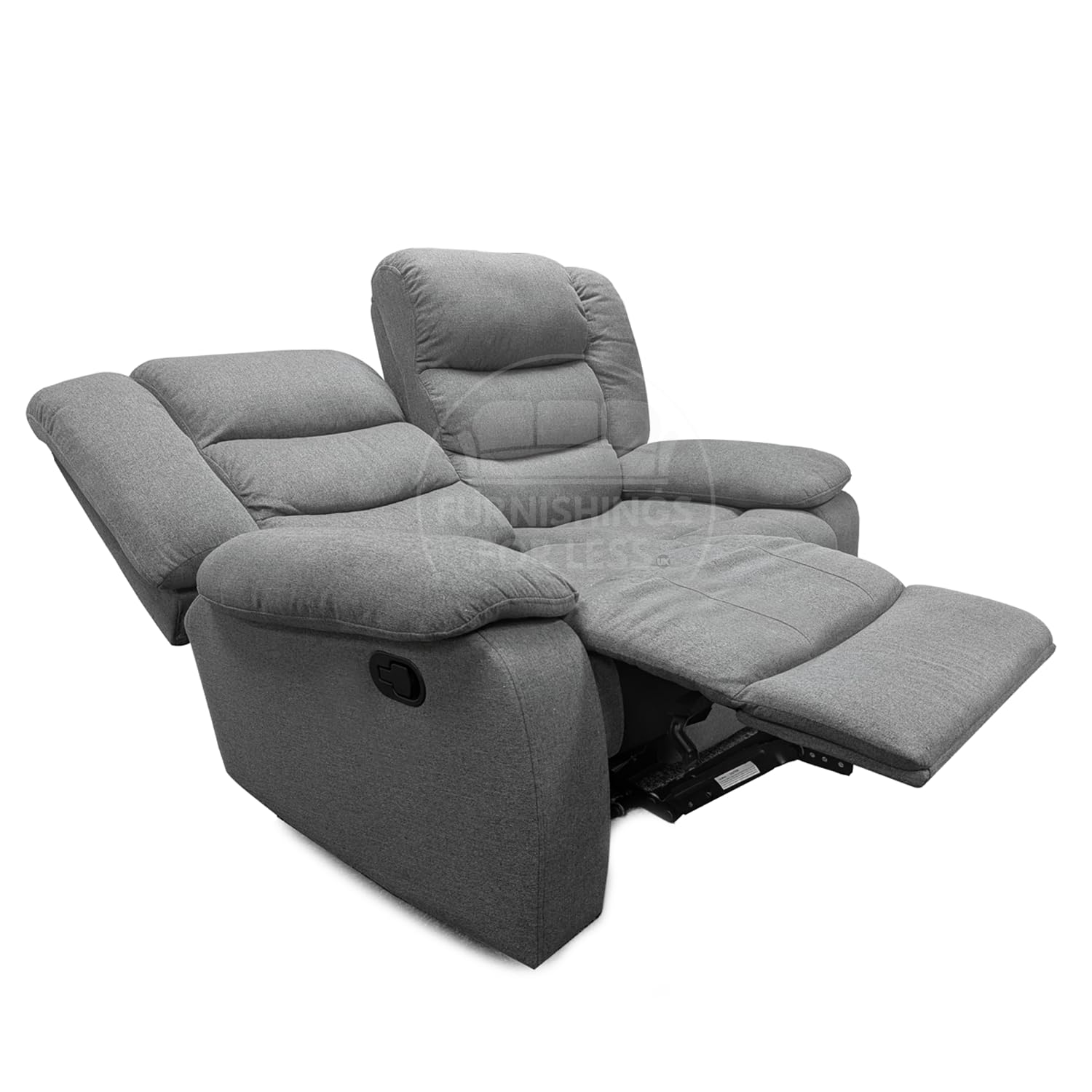 Furnishings For Less UK 2 Seater Fabric Manual Reclining Sofa | 2 Seater Manhattan Sofa |