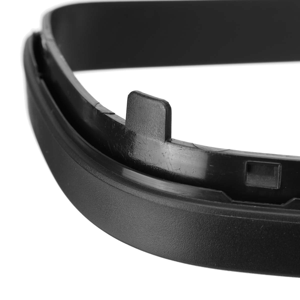Copertura Anello Specchietto Laterale Auto Per VW Transporter T5 E Caddy 2003-2010 – 2 Pezzi Nero, Profilo Portiera, Lato Sinistro E Destro - 3