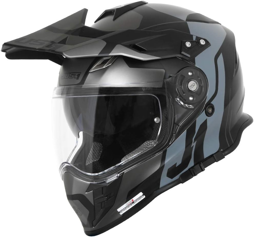 Best Deal 🛒 JUST 1 Pro Tour MX Off-Road Motocross Motorcycle Helmet (Pro Tour Titanium Matte Black, X-Large)