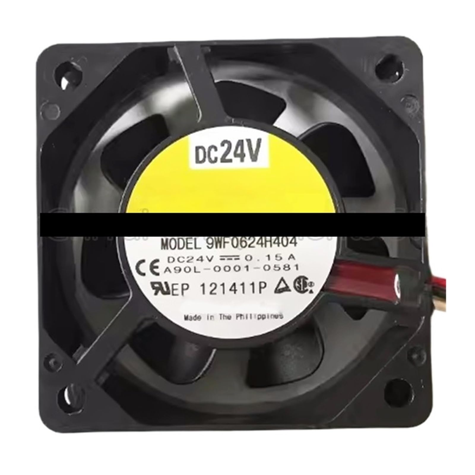 Fcarumiqp One Color 9Wf0624h404 A90l-0001-0581 24V 0.15A 6Cm 60 * 25Mm Cooling Fan