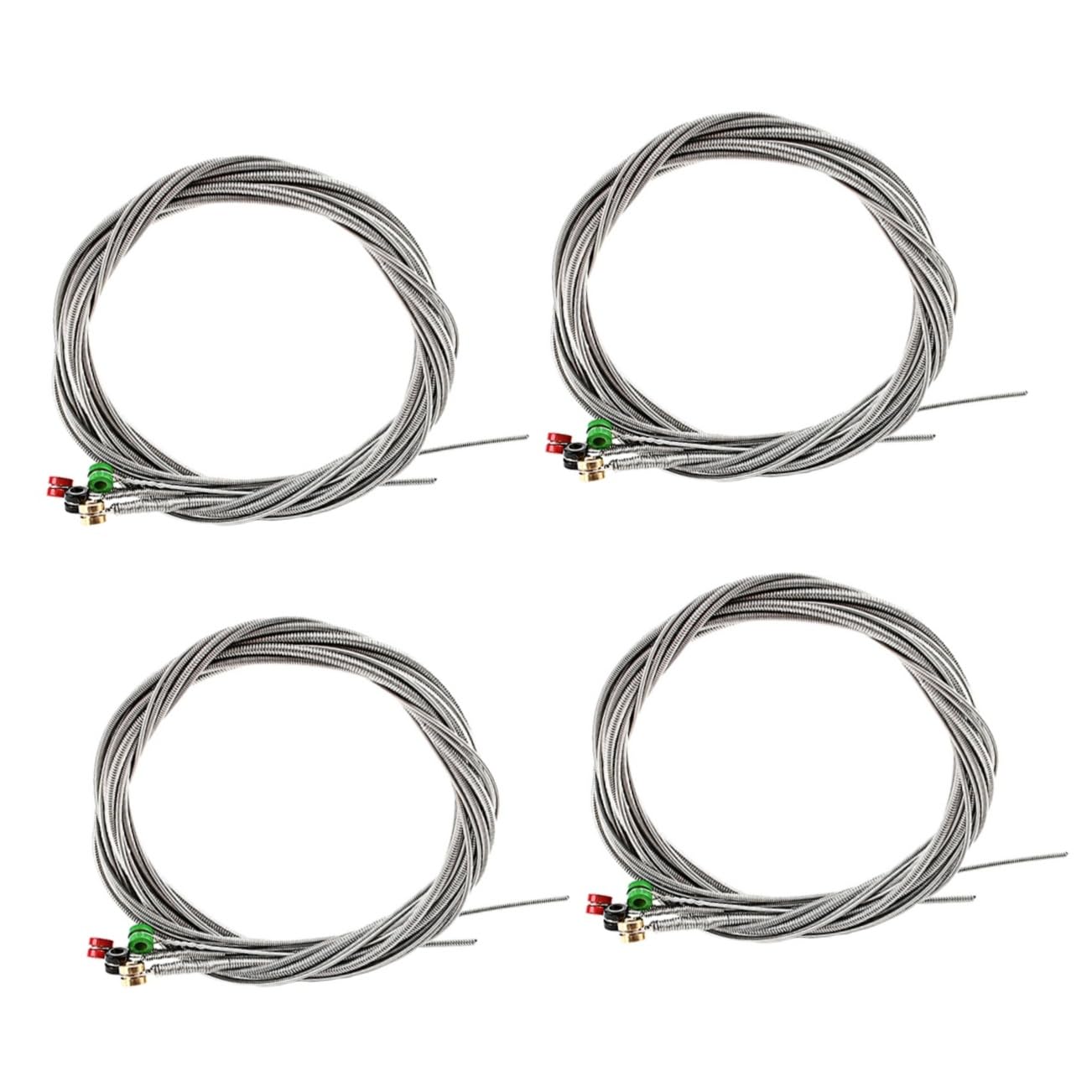 Toyvian 4sets Corde Per Basso Elettrico Acciaio Inossidabile Corde Durature e Resistente All Usura Per Strumenti Musicali Suono e Sostenuto Adatte Musicisti Principianti e Professionisti