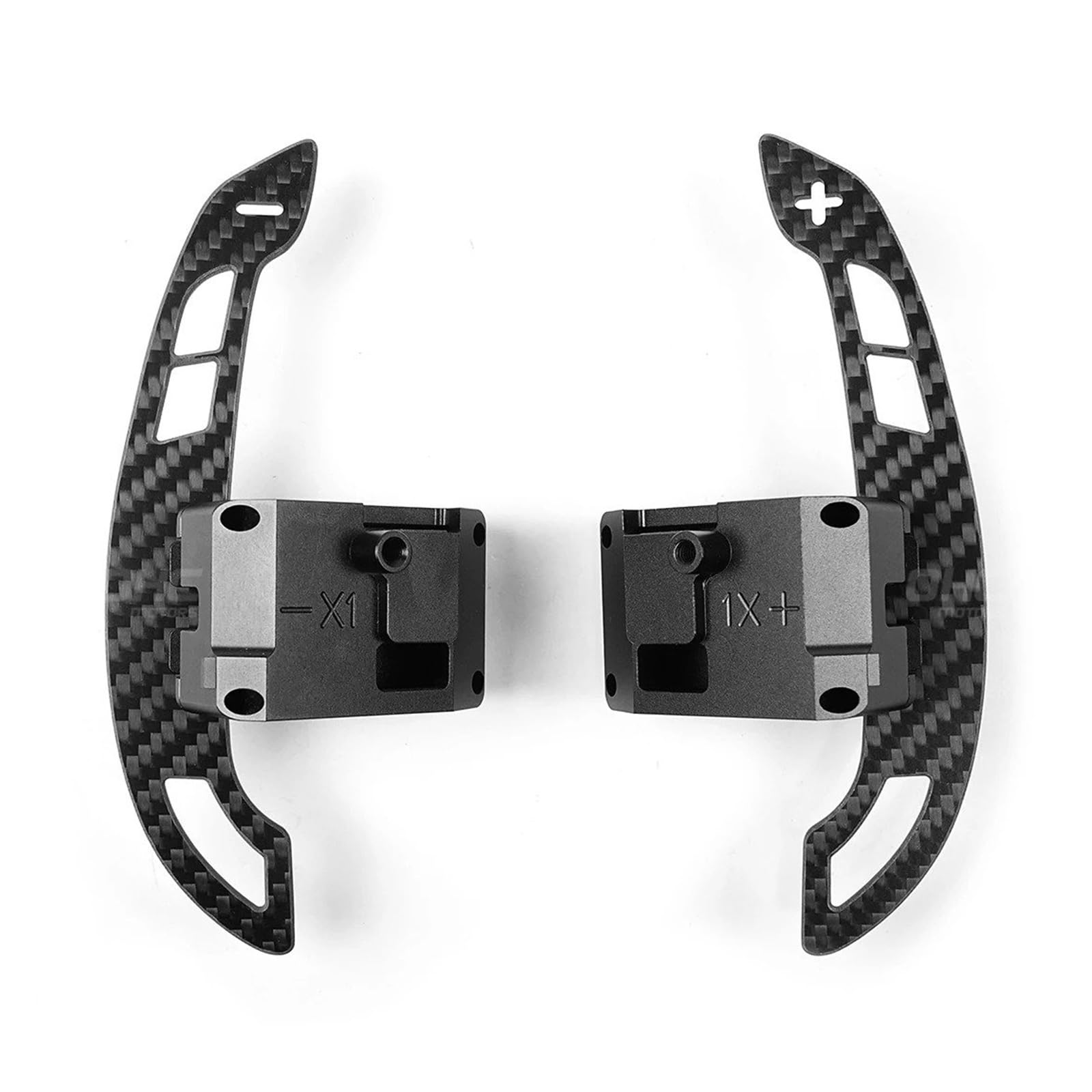 Xxiucj Car Paddle Shifter Extensions for Hyundai for GT for I30N for Kona for Elantra for Veloster Carbon Fiber Magnetic Steering Wheel Paddle Shifters(Type 06)