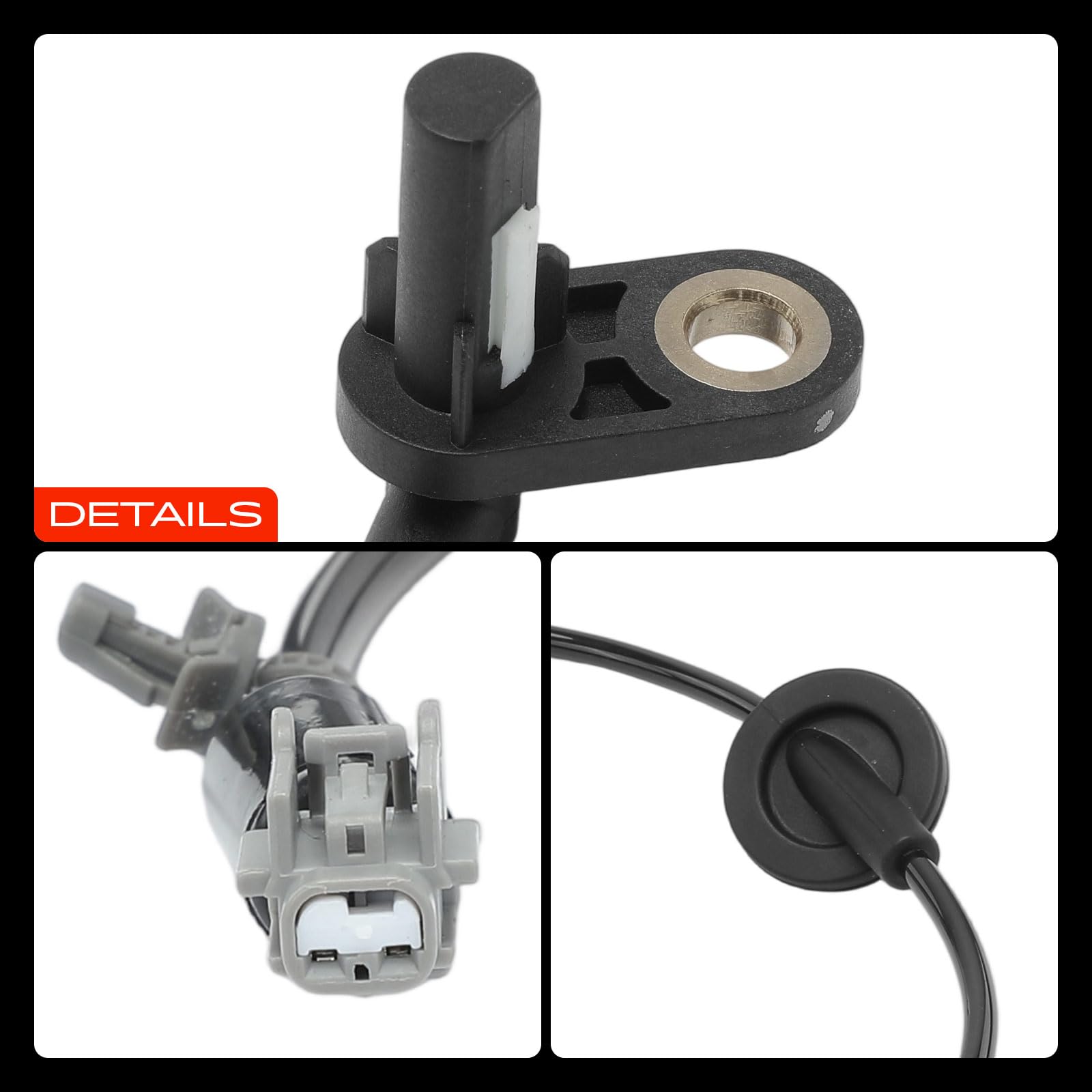 Frankberg Sensor de velocidad de ruedas Sensor ABS Compatible con Almera II Hatchback N16 Almera II N16 Replace# 60512,47910BN800