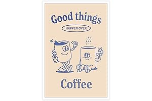 Retro Coffee Art Canvas Prints for Connoisseurs