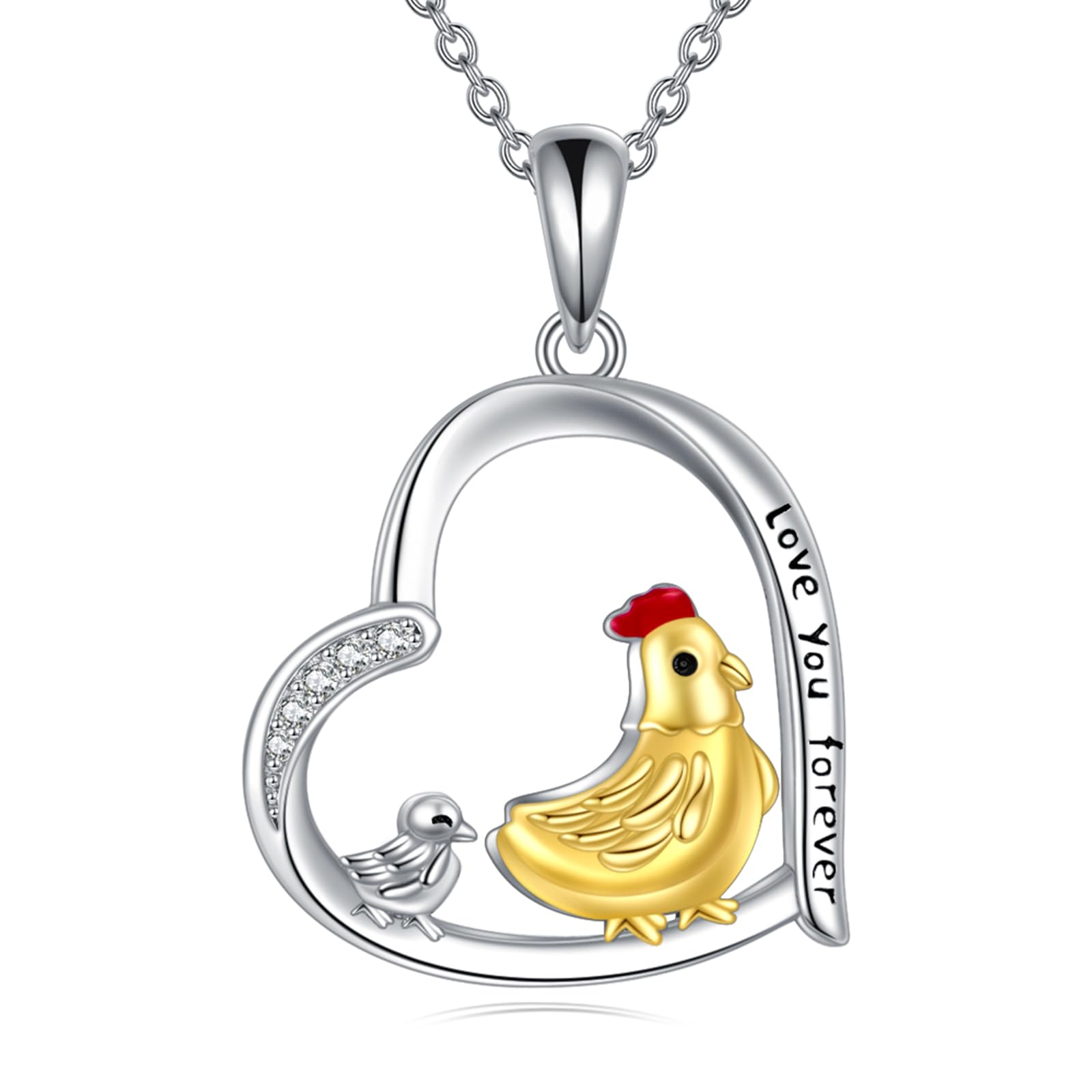 Collane e pendagli di lusso cuore in argento sterling | Acquisti Online su