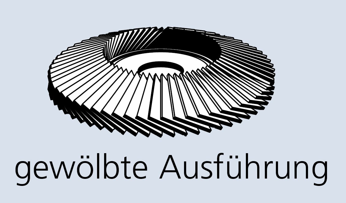 Produktbild von 10x Klingspor SMT 626 Schleifmopteller – 115×22,23 Mm, Korn 80, Gewölbt, Zirkonkorund, Für Edelstahl & Stahl