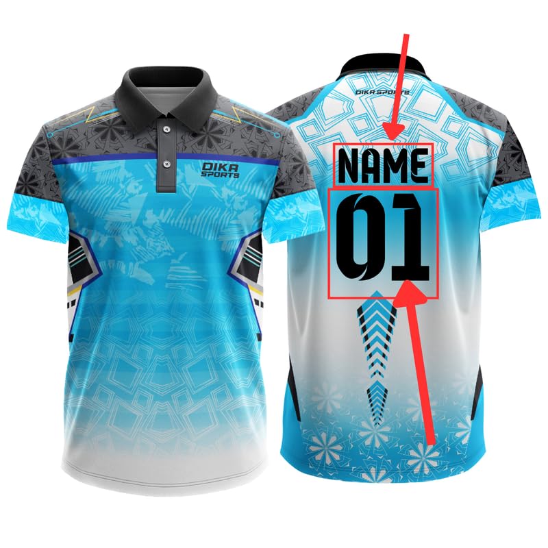 Dika Sports Personalized Sports Uniform Custom Cricket t-Shirt India Cricket Jersey 2024cricket | 2 Year to 5XL