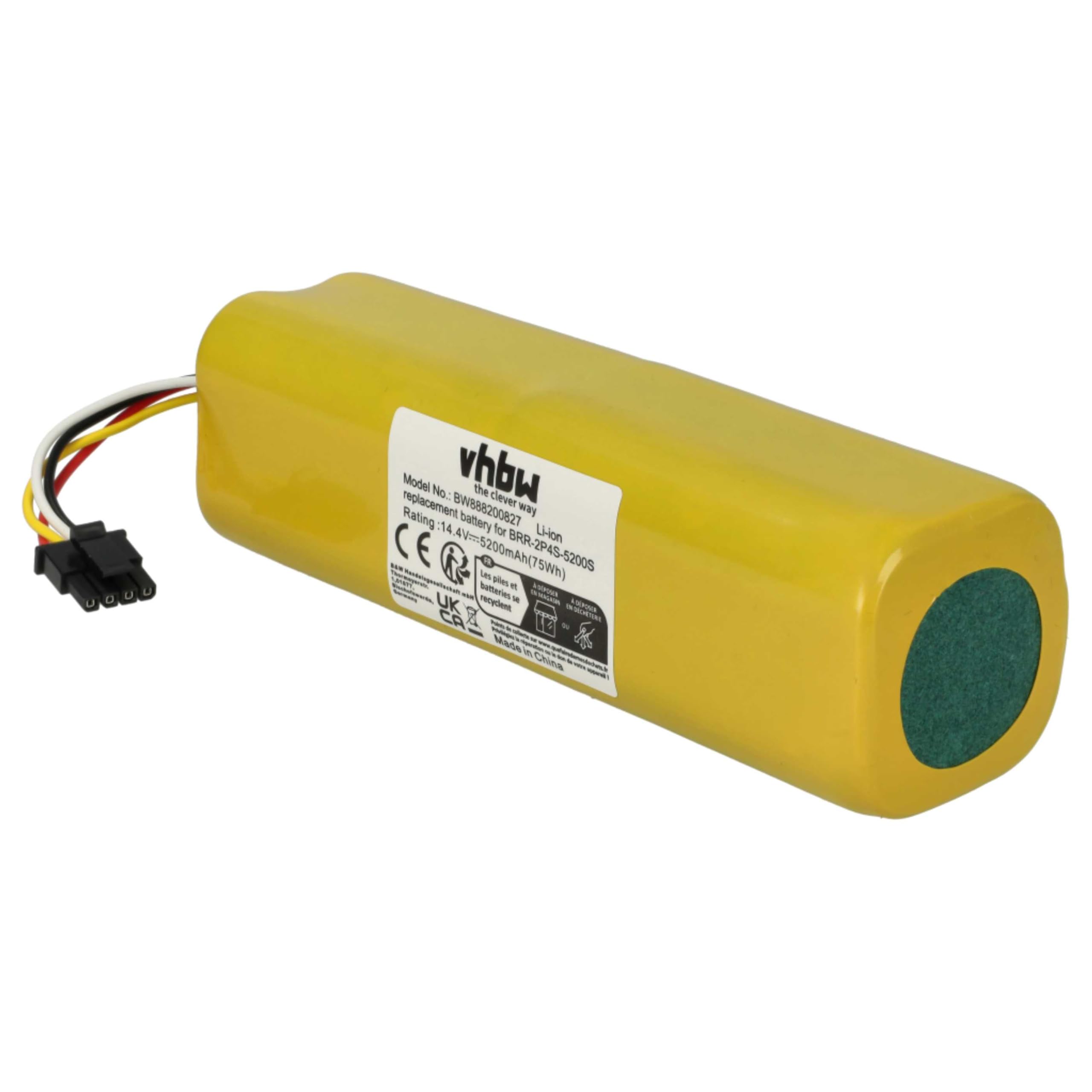 vhbw 1 x bateria kompatybilna z Dreame L10s Ultra, L10 Ultra odkurzacz (5200mAh, 14,4V, Li-Ion)