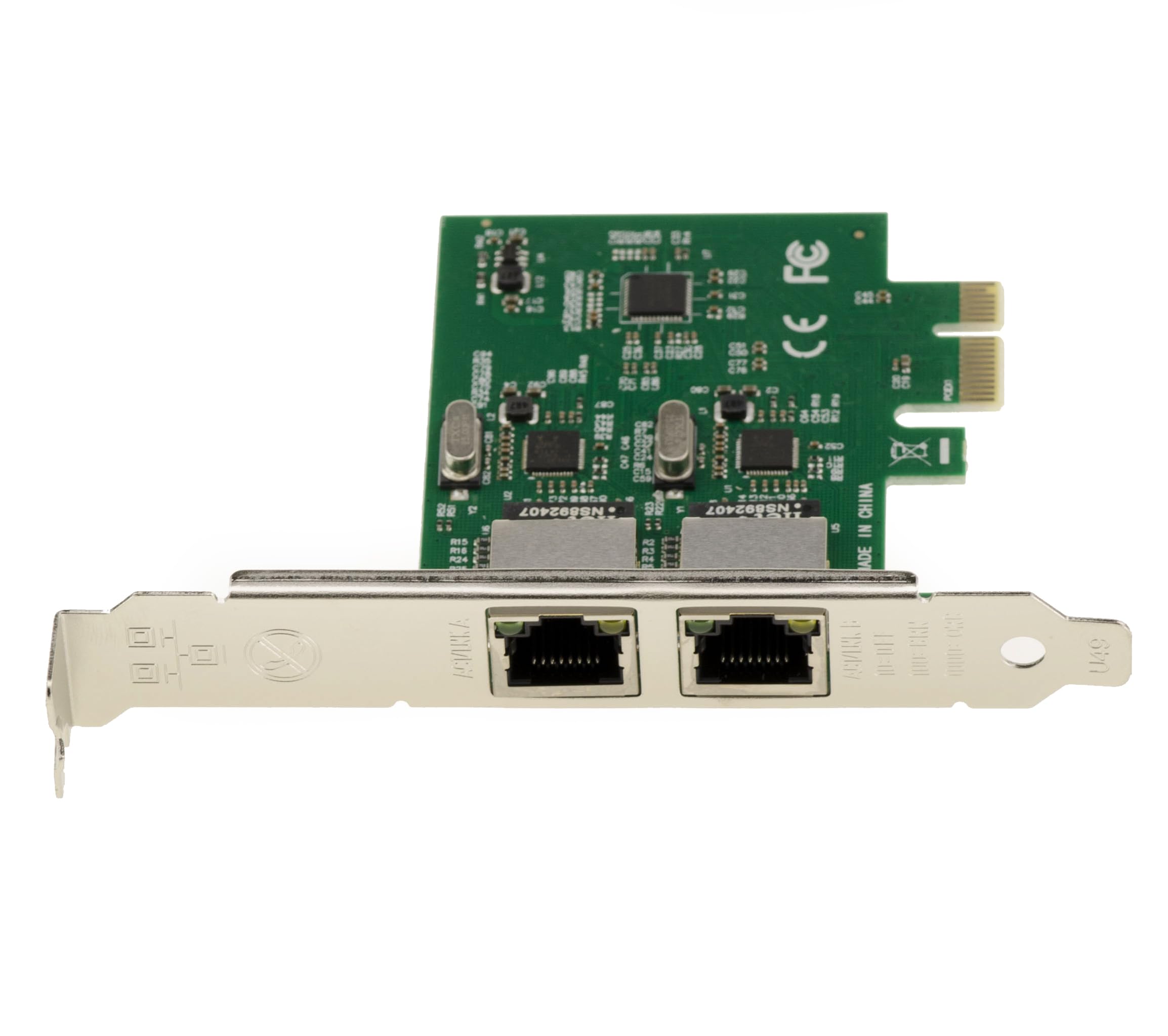 Scheda Ethernet PCIe A 2 Porte Gigabit - 10/100/1000 Mbps, Per PC Desktop - Foto 5