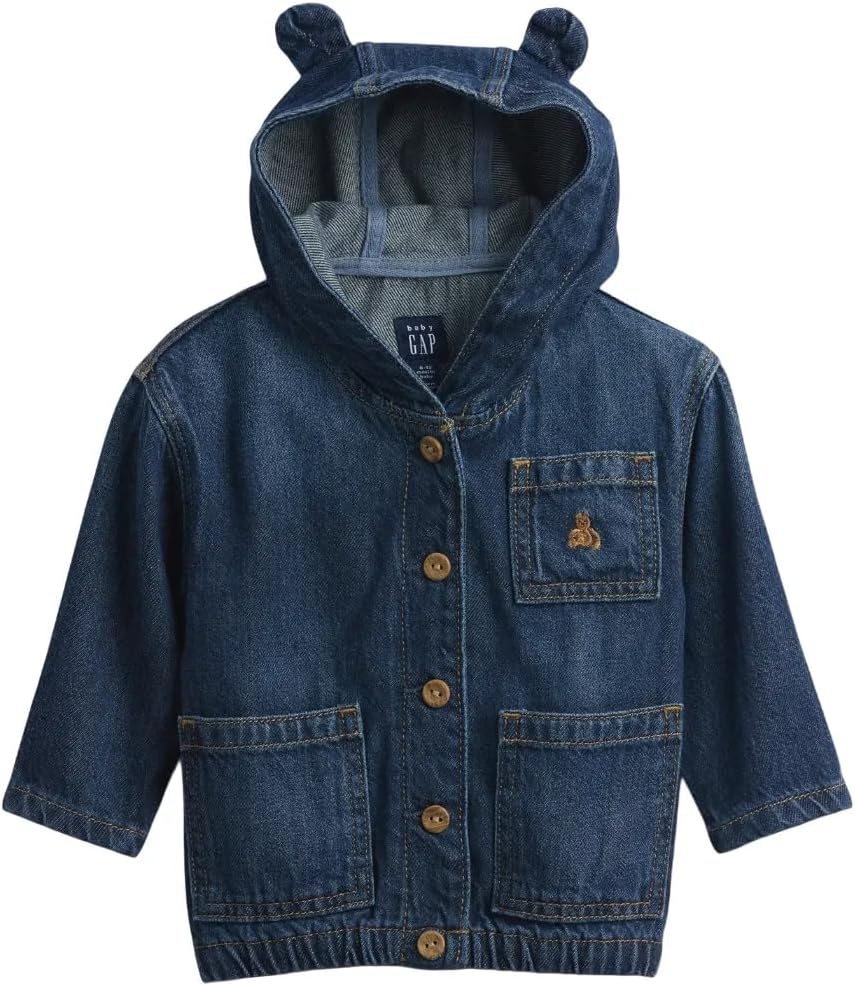 GAP Baby My First Denim Hooded Jacket