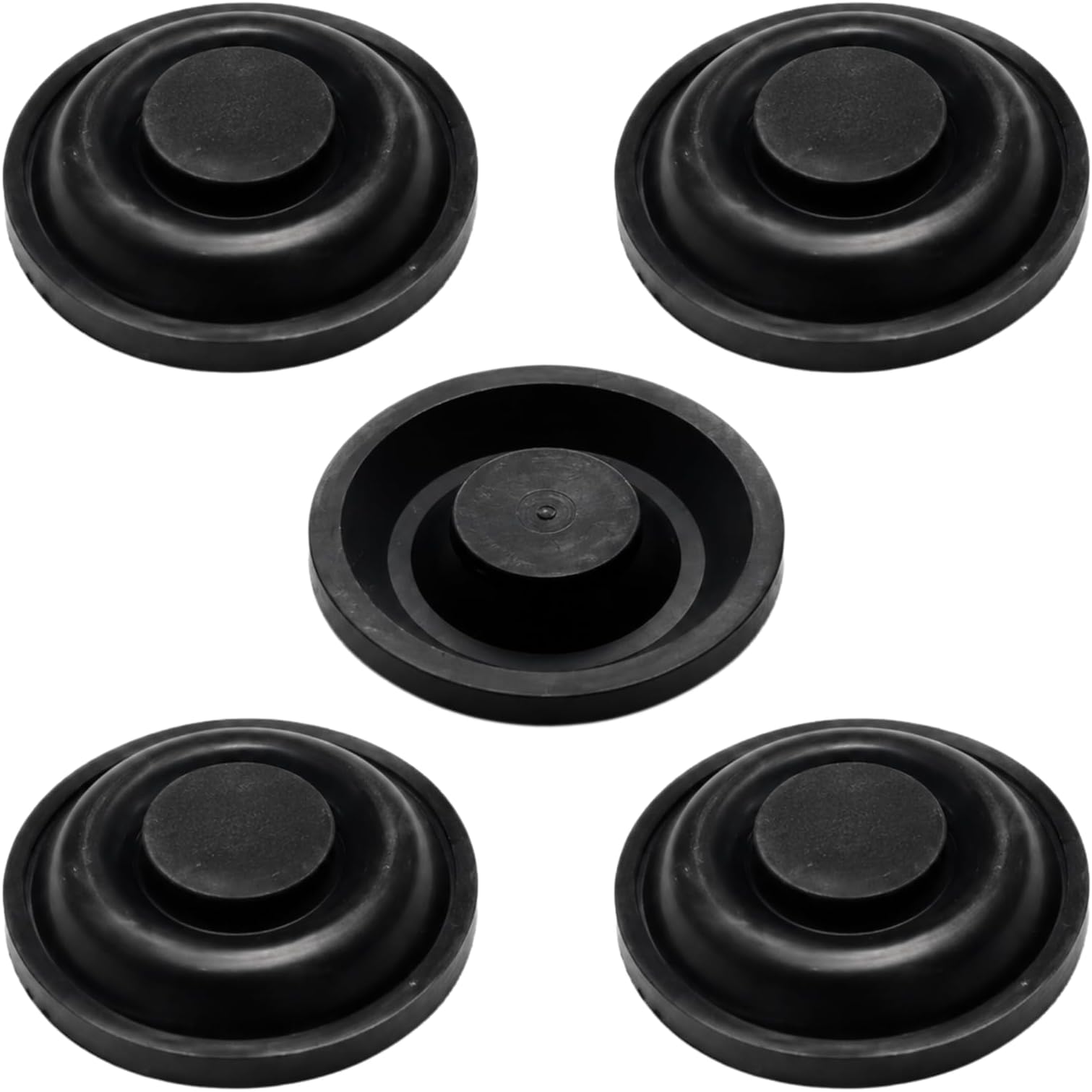 Generic 32mm Rubber Toilet Cistern Diaphragm Washer - Pack of 5
