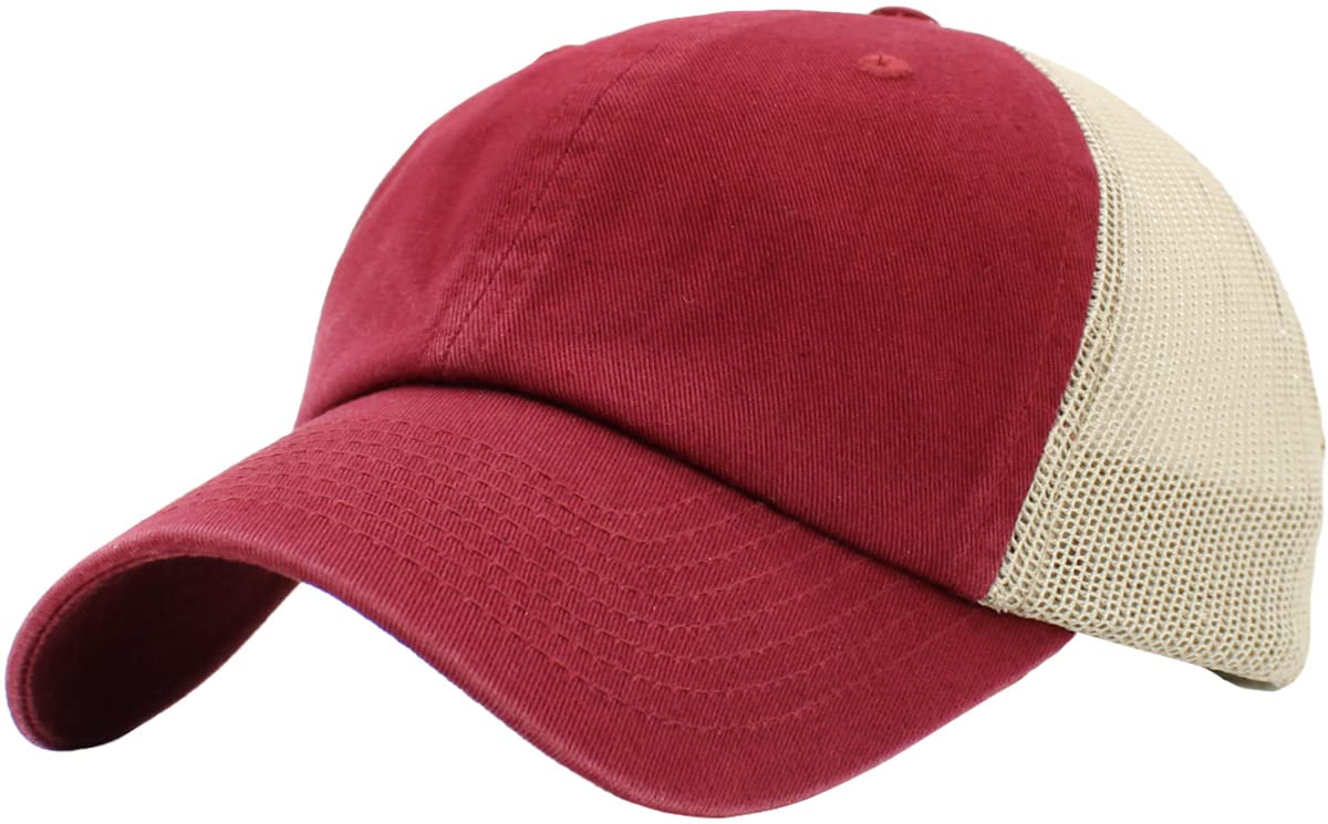 KBETHOS Original Classic Mesh Trucker Low Profile Baseball Cap Classic
