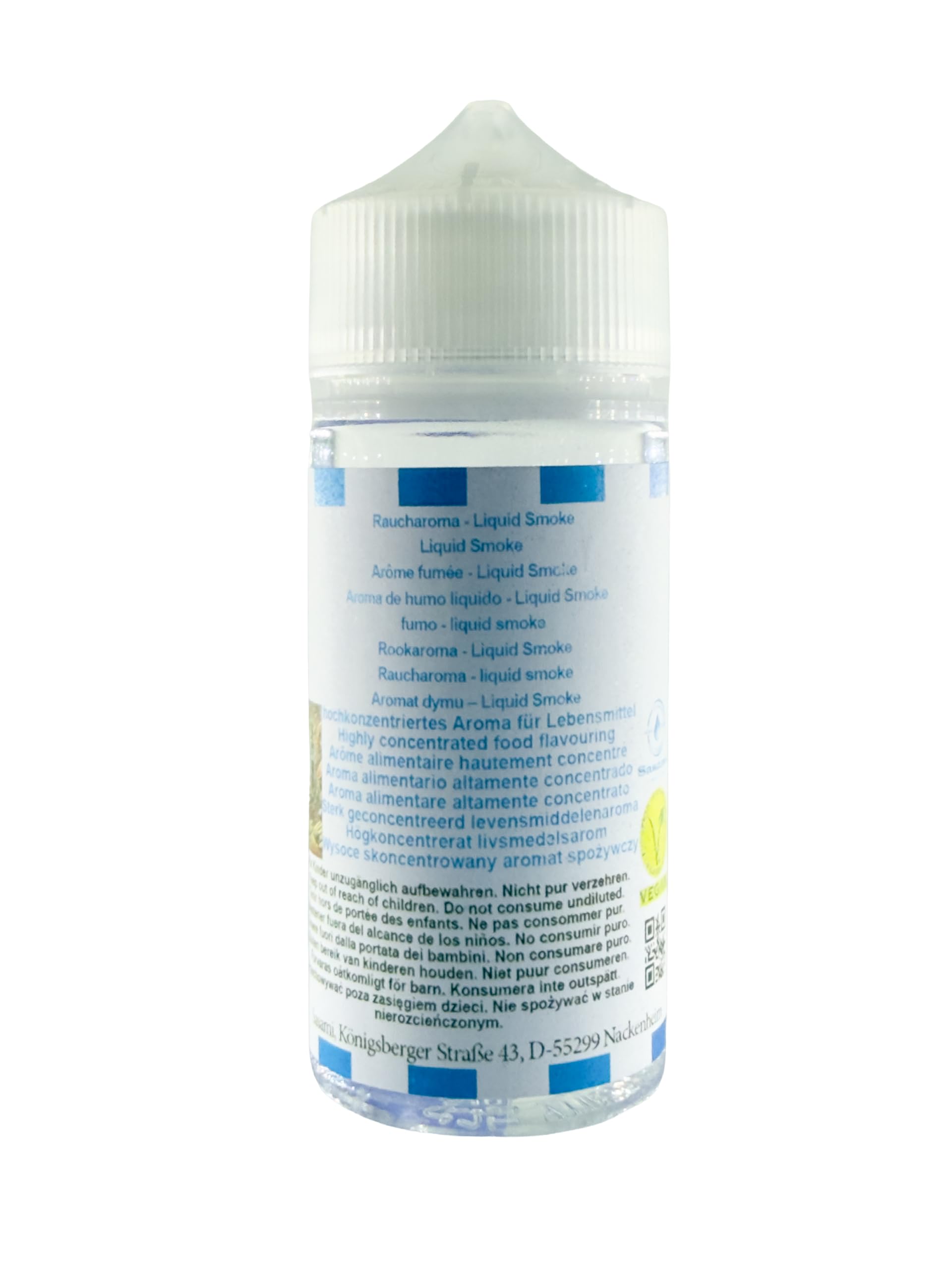 Aroma de humo líquido - Liquid Smoke aroma concentrado - Vegano - Sasami - 10ml