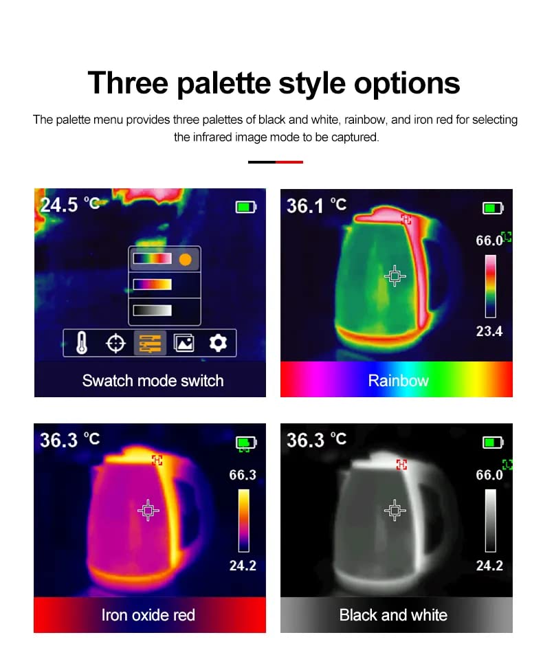 UNI-T Uni-Trend IR Camera UTi80P 80 * 60 : Mini Thermal Imager Pocket Infrared Thermal Imaging Compact Camera with Industrial Floor Temperature Detection(UTi80P)