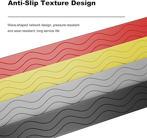 Miniatura 3 de Rampa interior, rampa de umbral, alfombrilla de escalada robot de barrido doméstico, rampa para silla de ruedas (color  negro, tamaño