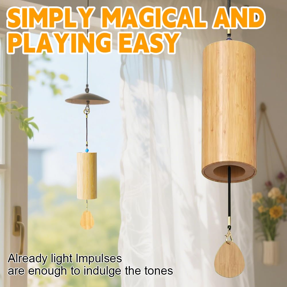 Campanelli Eolici In Bambù, Meditazione Chimes, Campanelle A Vento Giapponesi In Bambù, Scacciapensieri Yoga, Chime Bamboo per Esterni, Yoga, Gartendekoration, Le Emozioni Lenitive