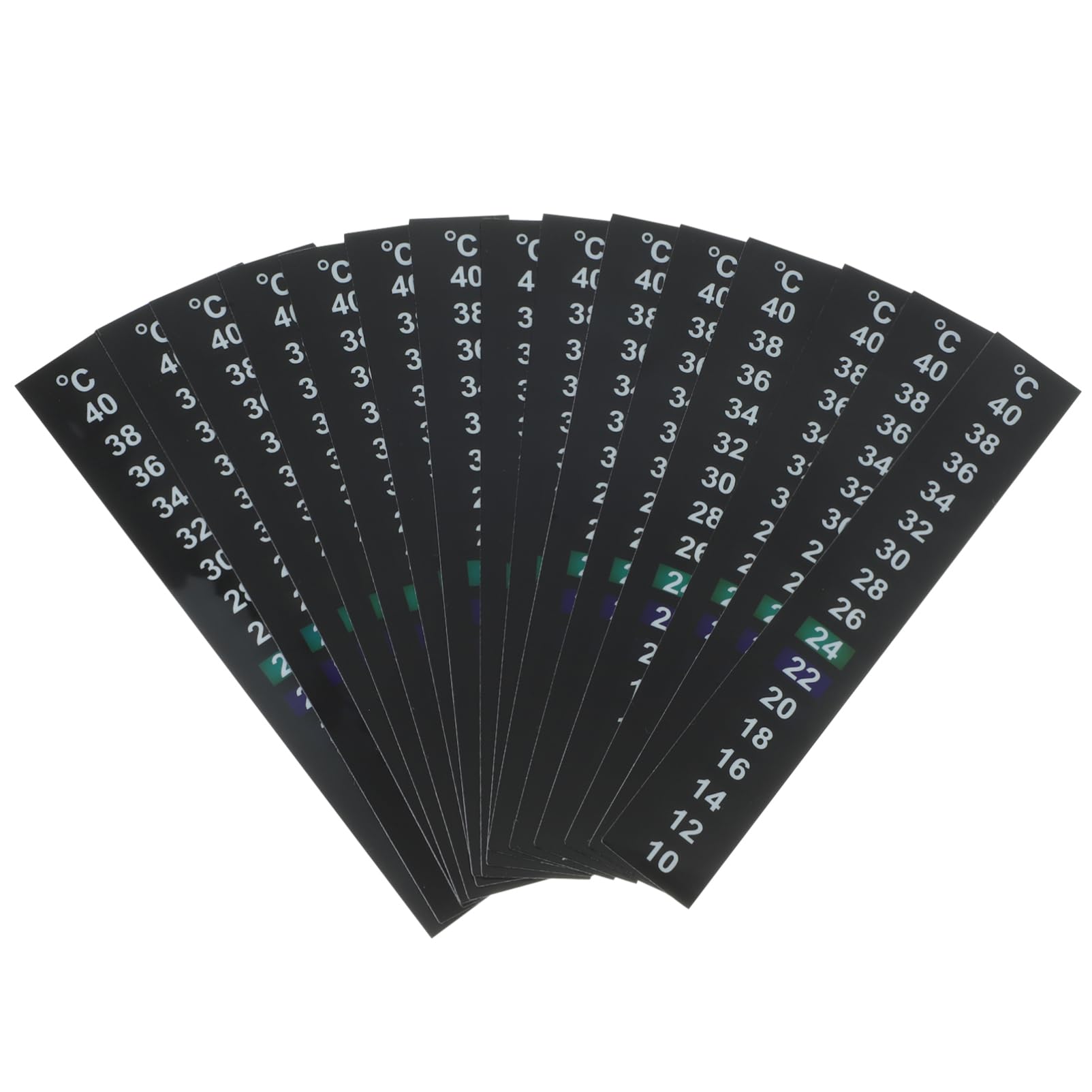 FRCOLOR 150 pegatinas con números para termómetro infantil, pegatinas por números, para puerto deportivo, pegatinas de rayas digitales, pegatinas para acuarios, termómetros, cinta especial para
