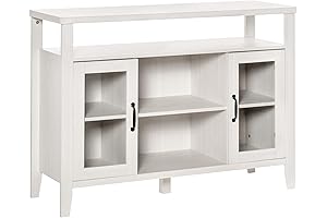 HOMCOM Farmhouse Sideboard Buffet Cabinet: The Perfect Addition to Your Dining Room