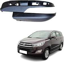Innova Crysta Car orvm Left Passenger Side Mirror Lower Cover | 2016-2026 Year Model, Lower Mirror Support, Bottom Plate, Cap, ABS Material, Set of 1, Black
