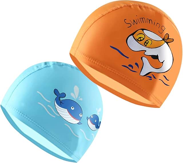 Amazon.co.uk swimming hat fabric kids