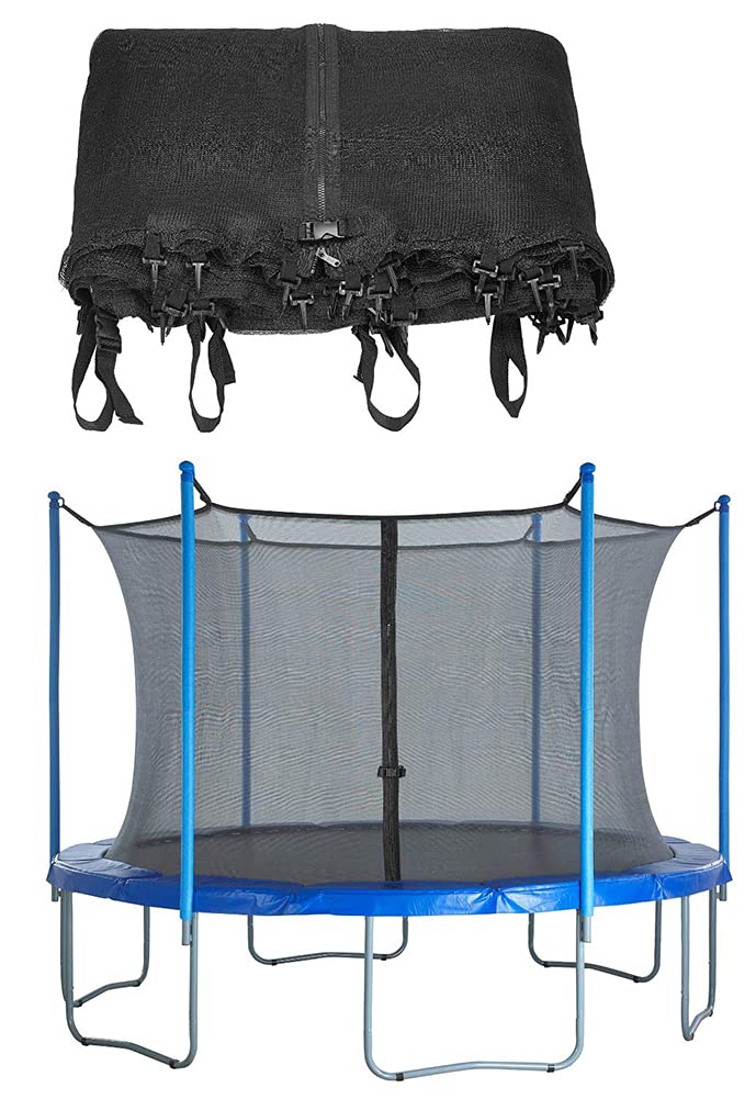 Siatka bezpieczeństwa do trampoliny – ulepszona obudowa zabezpieczająca, akcesoria do trampoliny i części sprężynowe dla bezpieczniejszego skakania