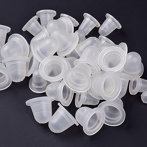 Miniatura 8 de Portavasos de silicona para pigmento de tatuaje y 20 vasos de pigmento de tatuaje de silicona, soportes para vasos de hisopos de algodón de tinta,
