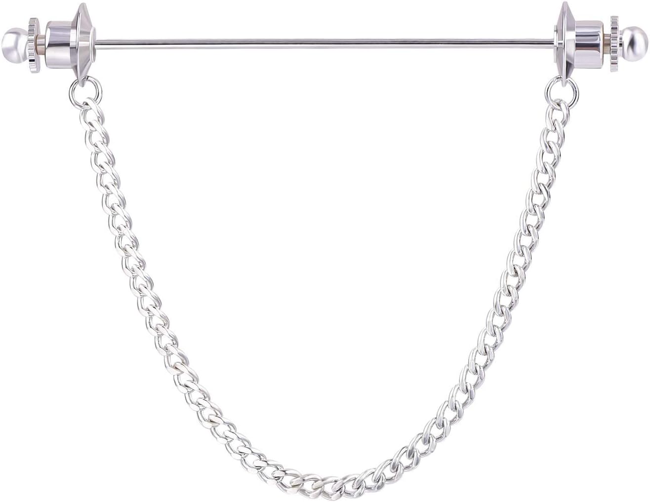 Mens Shirt Collar Pins Necktie Tie Cravat Pin Clips with