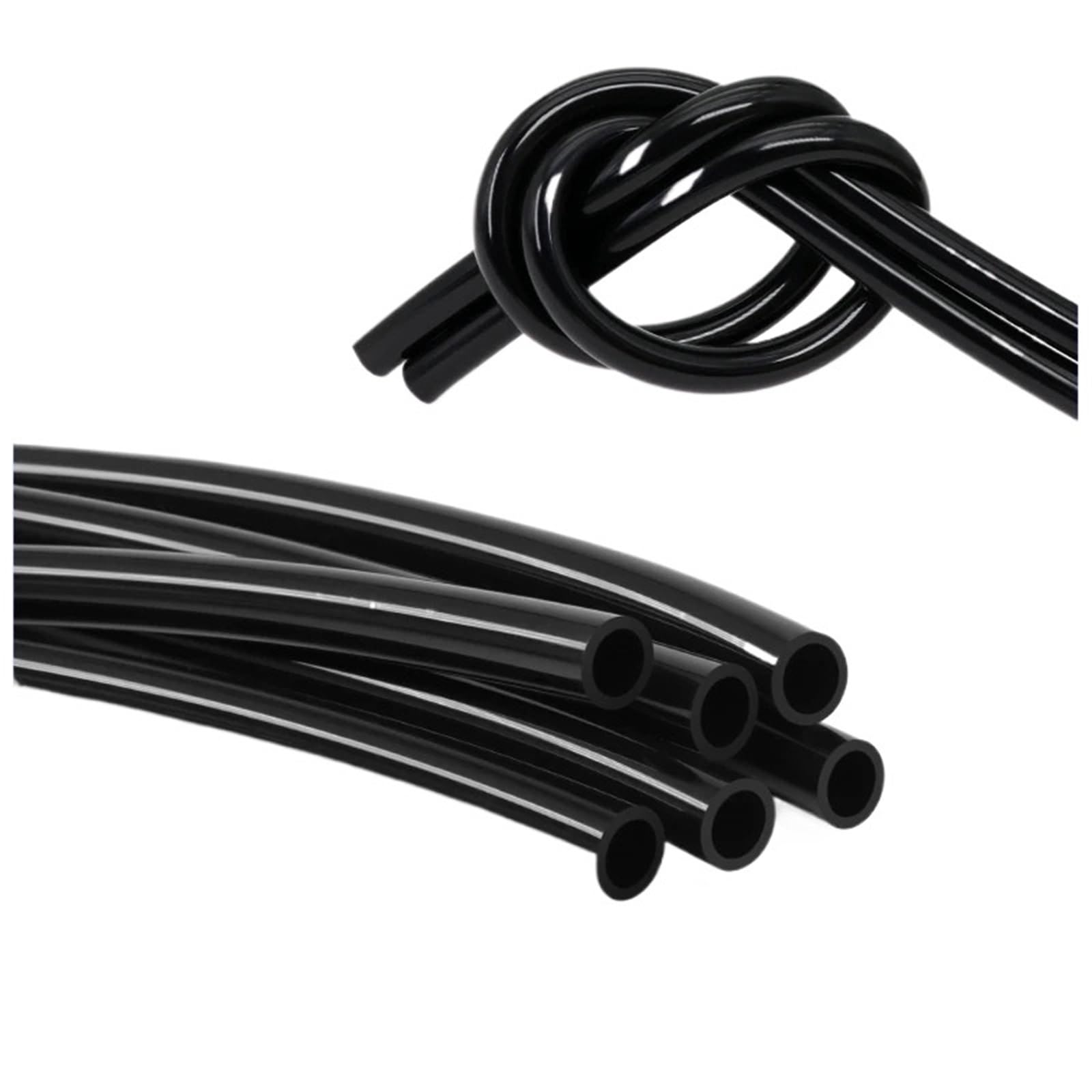 Black Silicone Tube Flexible | ID 0,5 mm ~ 32 mm Manguera de plomería de agua resistente a altas temperaturas(8 meters,ID 9mm x OD 12mm)