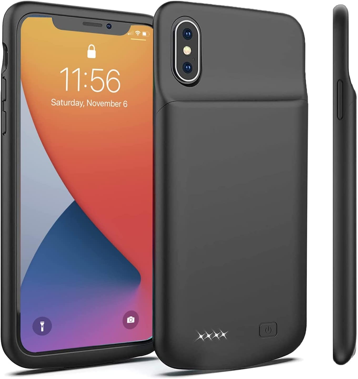AFTRYOUGO Battery Case for iPhone XS/X/10, Rechargeable