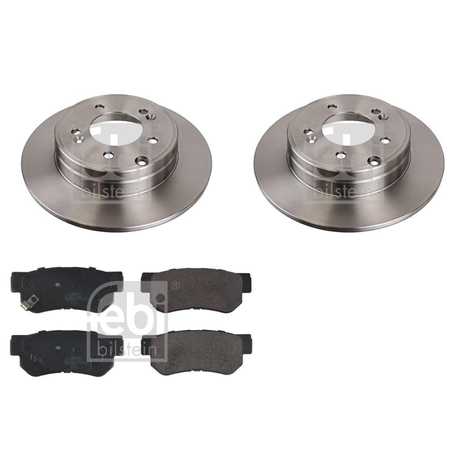 Febi Bremsscheiben 284mm + Beläge hinten | 108679 + 16675 Kompatibel mit Grandeur (tg),sonata V (nf)