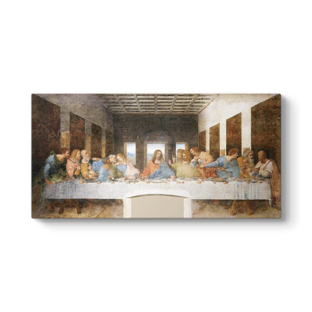 Leonardo da Vinci - Son Akşam Yemeği Tablosu 100 x 50