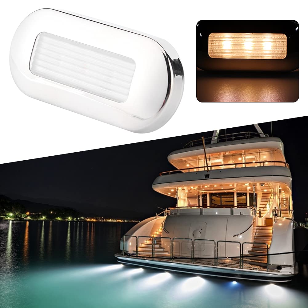 Aramox 1 PC 12V DC 3 Perles De Lampe IP67 étanche LED Passerelle De