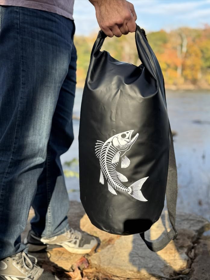 Bolsa seca impermeable 10L diseño Bonefish para kayak y actividades al aire libre miniatura 4