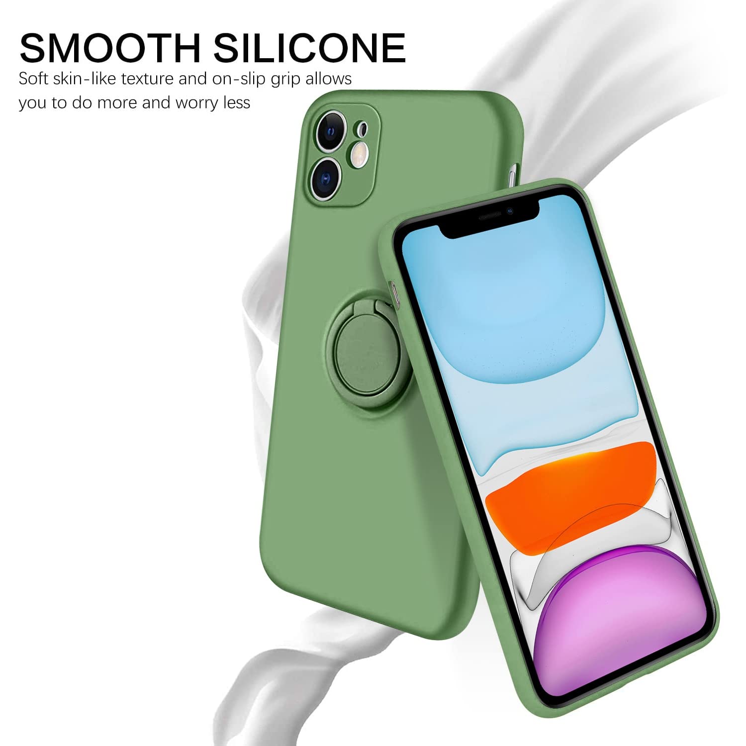 Yoedge Compatible con Xiaomi Redmi Note 10 Pro 5G Carcasa con Anillo de
