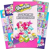 Shopkins Valentines Day Classroom Exchange Gift | 32 Valentines and 32 Tattoos | Homeschooling, Sunday School, Art Supplies Projects, Activities, Parties, Decor | 8 Super Sweet Designs.