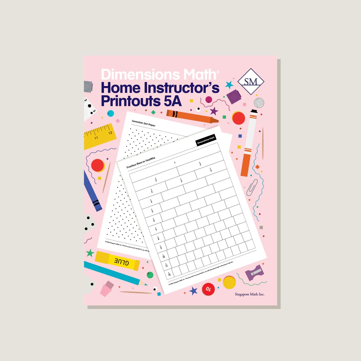 Dimensions Math Home Instructor's Printouts 5A: Singapore Math ...